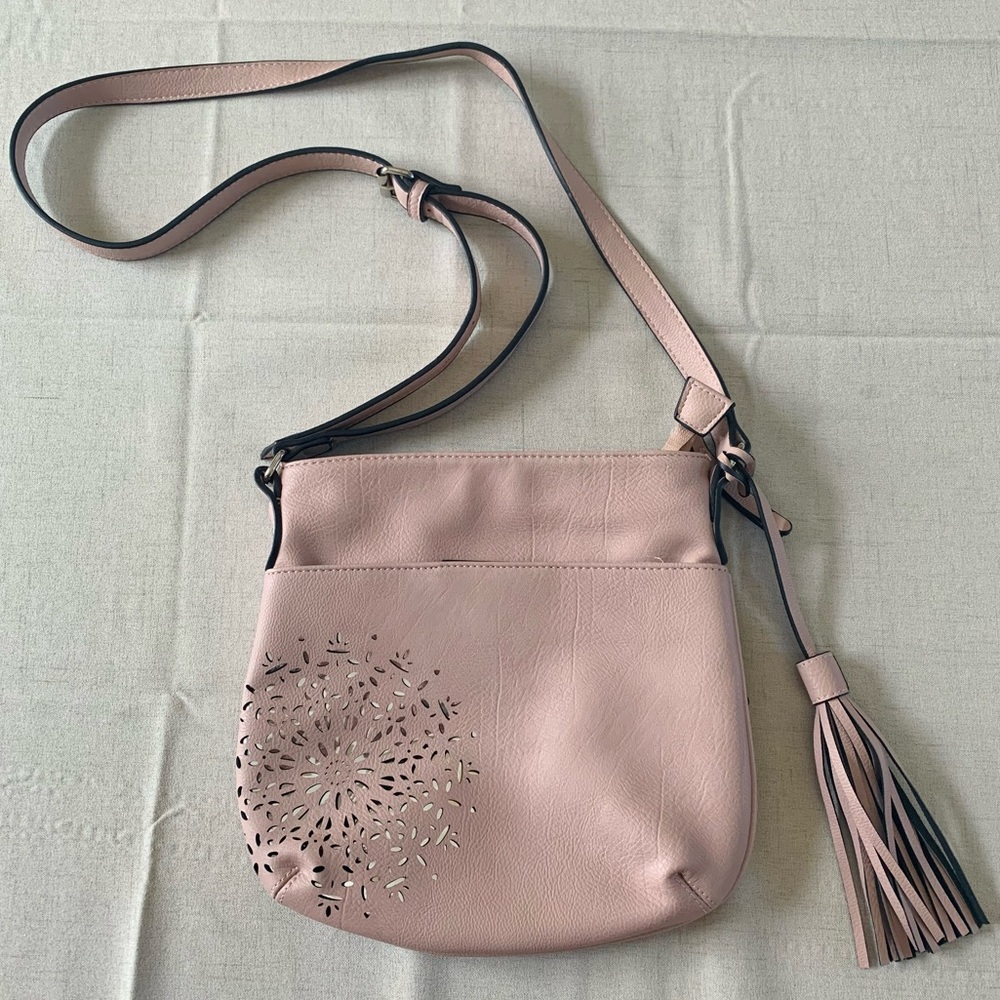 Paco Martinez blush crossbody bag